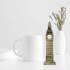 Big Ben Tower London Souvenir, Miniature, Model, Replica, Monuments, Decorative Showpiece for Home, Antique Finish Dashboard (7 Inch)